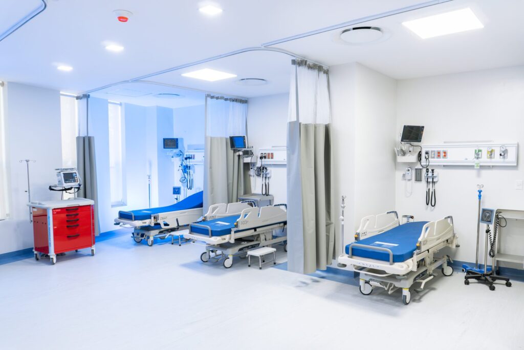 Cubículos de atención del Hospital Materno Infantil de Alta Especialidad